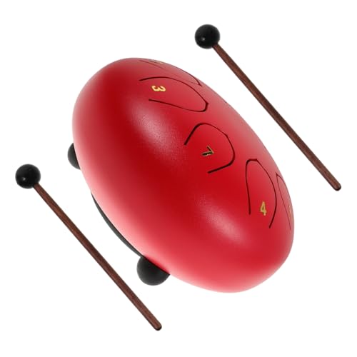 SUPVOX Educational Hand Drum 8 Note Steel Tongue Drum for Boys and Girls Meditation Instrument with Mallets Durable and Easy to Learn for Yoga and Music Education