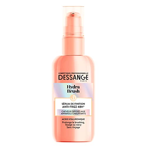 Dessange | Sérum de Finition Thermo-protecteur 230° | Anti Frizz 48H | Anti-statique | Hydra Brush | Tous types de cheveux | 100ml