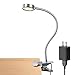 LEPOWER Clip on Light/Clip on Lamp/Light Color Changeable/Night Light Clip on for Desk, Bed Headboard and Computers (Silver)
