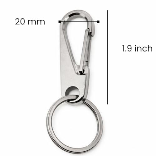 Image of THE MEN THING - Premium Stainless Steel Multicolor Keychain for Men & Boys