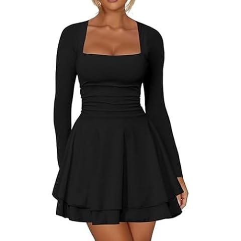 Robe Chic Femme Tunique Noire Cover