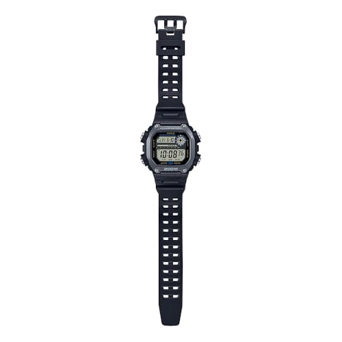 Image of Casio DW291H Series | Men's Digital Watch | 200 Meter Water Resistance | Multi Alarms | 100 SEC Stopwatch | Countdown Timer | World Map for World Time | LED Light | LC Display | 10 Yr Battery