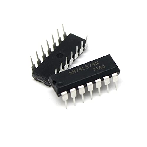 Circuit intégré logique SN74LS74N 74LS74 DIP-14 avec double bascule D anti-rebond lot de 10 pièces