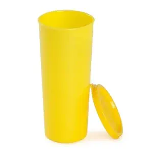 Tupperware Plastic Jumbo Tumbler, Yellow, 470ml, Set of 2
