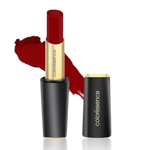 Image of Coloressence Intense Long Wear Lipstick, Hot Red, 3.3gm | Highly Pigmented | Matte Finish | Long Lasting | Waterproof | Non-Sticky