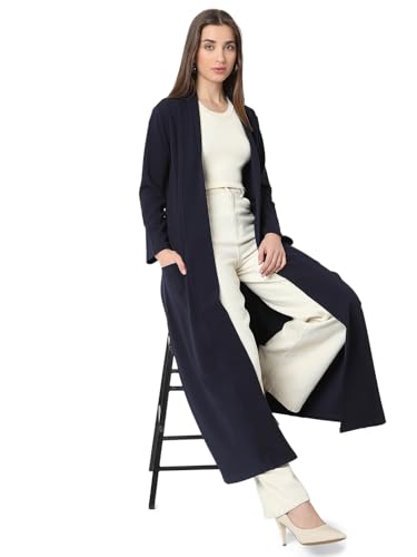 Image of Smarty Pants women's cotton open front trench jacket.