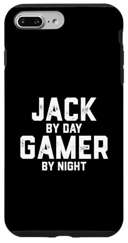 Jack Gamer ハロウィンゲームコスチューム 男性用 ジャックという名前入り スマホケース iPhone 7 Plus/8 Plus 用