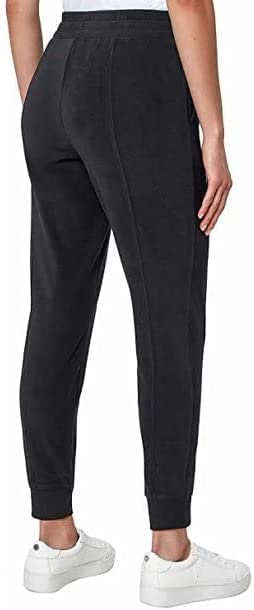 Mondetta Womens Warm and Cozy Ultra Soft Medium Fleece Jogger Pants Sweats Performance Joggers Women Activewear Black2