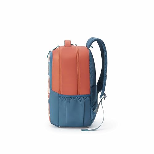 Image of American Tourister Stan | 35 Ltrs | 3 Compartments | Bottle Pocket | Ergonomic Padded Back Panel & Shoulder Straps | Secondary School Backpack | 1 Year International Warranty | Rust Green