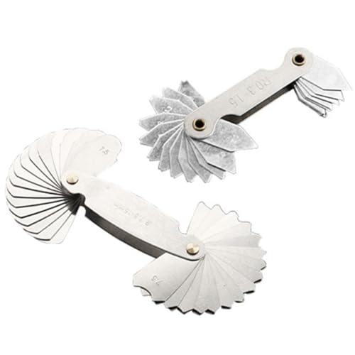 FUNOMOCYA Replacement Radius Meter 2pcs Radius Gauge Set Concave Convex Measuring Tool Tool Maker's Essential