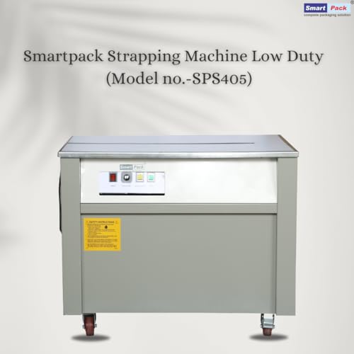 Image of SMART PACK Economy Model Type Semi Strapping Machine for Packaging | Carton Strapping Machine | Shipping Supplies | Control Panel | Goods Strapping Machine | Pack of 1