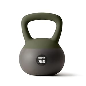 Soft Kettlebells with Cushioned Impact-Resistant Base and Anti-Slip, Wide-Grip Handle for Home Workouts, Weightlifting, and Personal Training