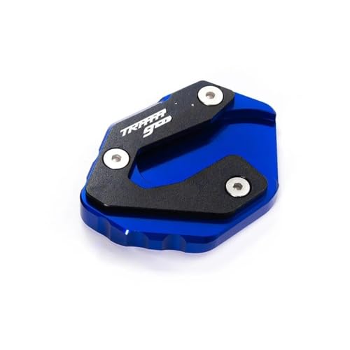 サイドスタンド引伸機 トレーサー 900GT 900 GT 2017 2018 2019 2020 アクセサリー サイドスタンドエクステンダーパッド拡張(Blue)
