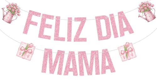 �s���N���b�^�[ Feliz Dia Mama �o�i�[�A���l�N�^�C �u�[�P �n�b�s�[��̓��A�X�y�C���A���L�V�R�A��̓��A�a�����p�[�e�B�[�f�R���[�V�����p�i