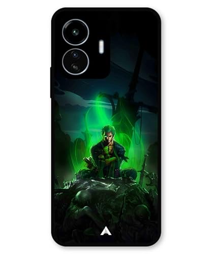 Image of Premium Anime 1 Case for iQOO Z6 Lite (Glossy Finish) Soft-Touch Metal TPU Back Cover, Shockproof, Designer, Aesthetic Mobile Phone Case