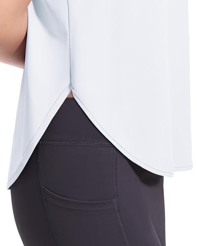 HASMES Girls Tank Tops Quick Dry Athletic Top Cute Sleeveless Shirts Dance Yoga Workout Tops3