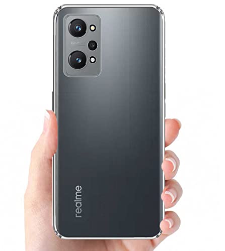 Image of Soft Flexible Silicone Back Cover Compatible with Realme GT NEO 2, Transparent Case