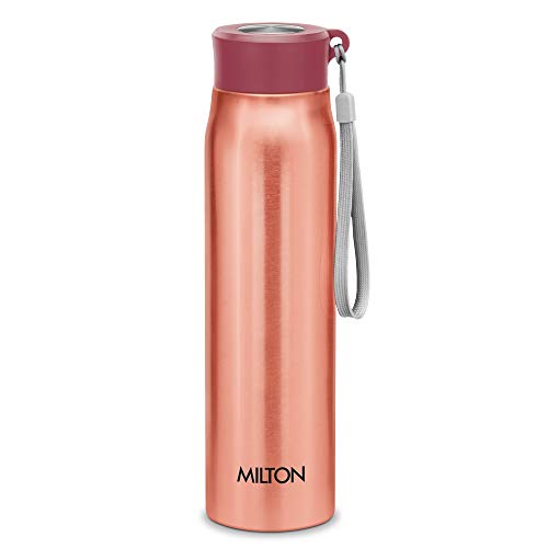 Image of MILTON Handy 850 Stainless Steel Fridge Water Bottle, 780 ml, Rose Gold