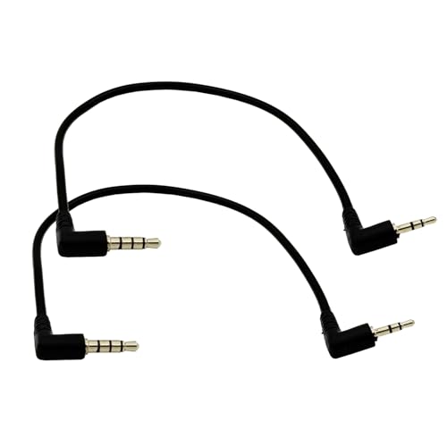 Cable de audio estéreo 2.5mm a 3.5mm 10 pulgadas, 2 unidades miniatura 1