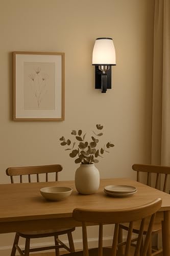 Image of BENE Ennis Wooden Indoor Modern Wall Light, E-27 Base Wall Lamp for Home Decor - Living Room, Bedroom, Dining, Hallway, Staircase, 12 cm (Wood, Pack of 1)