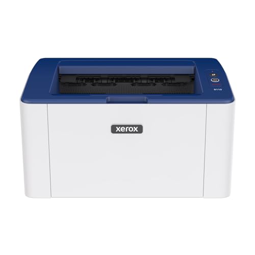 Xerox B110 Wireless Mono Laser Printer – Kompakter A4-Desktop-Drucker, schnell 20 ppm, mobil bereit, Homeoffice, Kleinunternehmen, Student, WLAN, Apple AirPrint, Mopria, EU Netzkabel