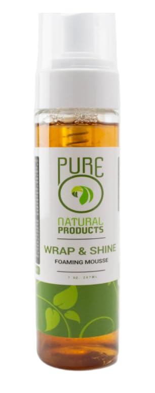PURE O WRAP & SHINE MOUSSE 7oz / with a comb