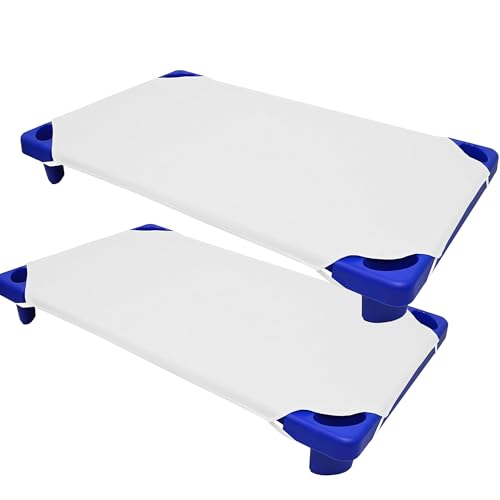 Image of American Baby Company 2 Pack Cot Sheet for Daycare Standard Size 23 inch x 51 inch - Soft & Breathable Microfiber Cot Sheet for Daycare and Preschool, Snow White