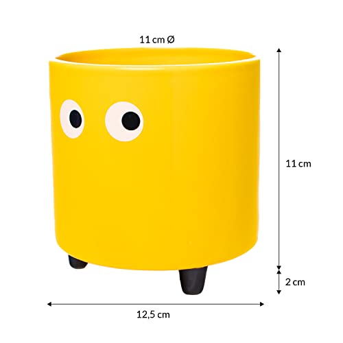  Originali vasi da fiori a occhio di leone per cactus | Vasi decorativi moderni in ceramica (Giallo)
| Vaso da giardino 