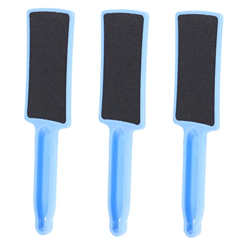 NULYLU 3個ダブルサイド 脚部ケアツール 足用スクラバー 脚板? かかとケ