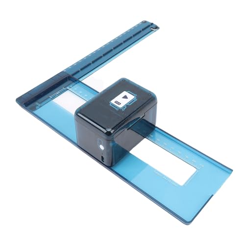 Asixxsix Impresora de Inyección de Tinta de Mano, 1200DPI WiFi Bluetooth Ap Conexión Mini Impresoras de Impresora Móvil de Impresora con Cartucho de Tinta de 20 Ml, para Código de Barras