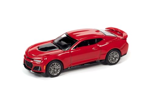2018 Camaro ZL1 Muscle Car Hot Red 1/64 miniatura 1