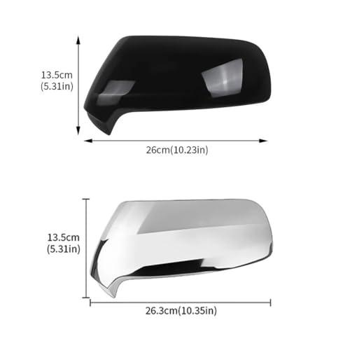 Couvercle de rétroviseur chrome protecteur pour C3 Picasso