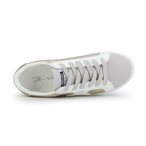 Image of VINTAGE HAVANA Women's Fashion Sneakers | Casual Lace up Low Top Tennis Shoes | Cute Trendy Dressy Sneakers