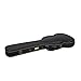 Crossrock SG Electric Guitar Case -Vintage Hardware, Sponge Lining, Metal Feet, Storage Space-Black (CRW520SGBK)