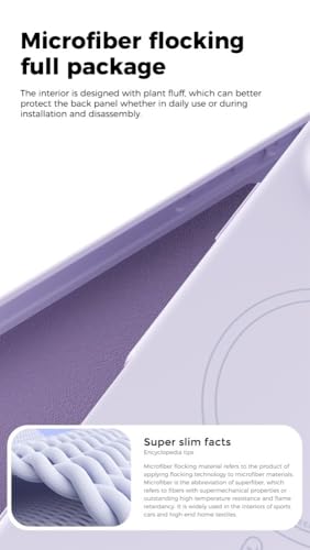 Coque rigide pour iPhone 14 en silicone magnétique de haute précision antichoc noire - 7