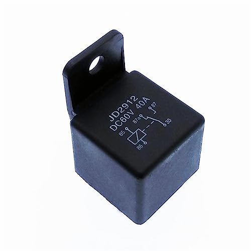 Relé de coche 5 pines 40A JD2912 24V para control del sistema eléctrico con orificio de montaje 4