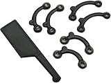 ZhangyiHot 6 Pcs Black Nose Shaper 3D Silicone Nose Corrector Bridge Lifting Increase Nasal Shaping Shaper Beauty Tools Nose Corrector Lifter Men's (The Lengths of 2.7cm, 2.55cm, 2.45cm)