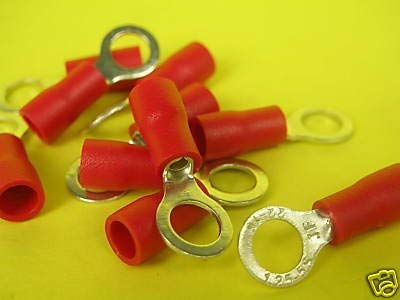 Wiring Connecting Terminals - Car Ring Spade Socket Connector Terminal 6mm RR60