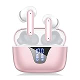 ZIUTY Wireless Earbuds, Bluetooth 5.3 Headphones 50H Playtime with LED Digital Display Charging Case