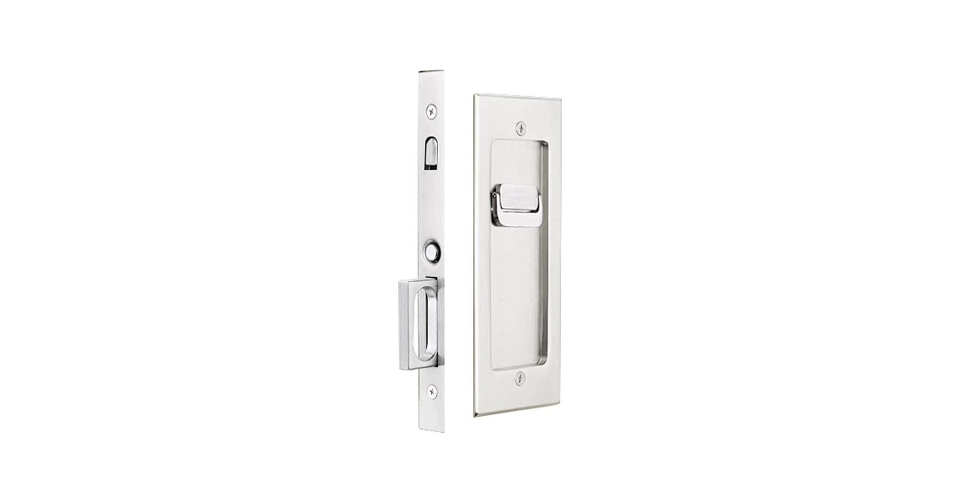 Emtek Modern Rectangular Privacy Pocket Door Mortise Lock