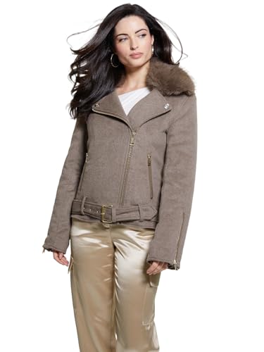 Veste en laine mélangée GUESS Eco Nancy manteau court d'hiver chaud