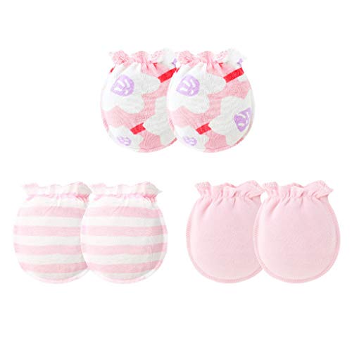 Manyo 1 Paires Moufles Bebe Anti Griffure Gants Coton Biologique Mitaines Scratch De Protection Gants Bebe Nouveau Ne Garcon Fille Bebe Puericulture Accessoires