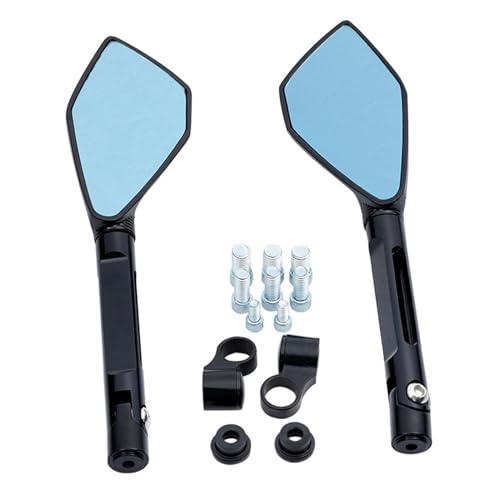 Espejos retrovisores moto CB1000R CB1300 universales en aluminio negro