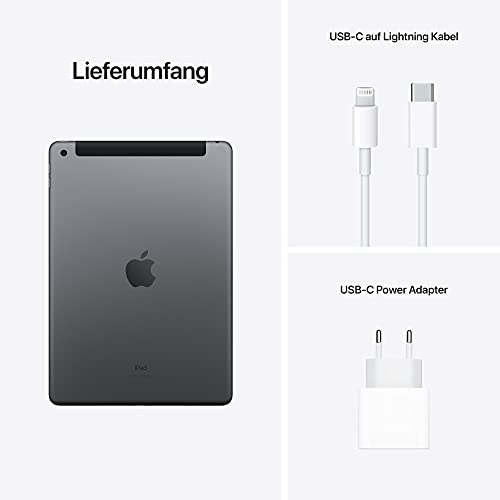 Apple 2021 iPad (10,2", Wi-Fi + Cellular, 64 GB) - Space Grau (9. Generation) – Bild 7