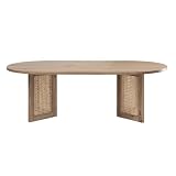 Calicosy Table Basse Ovale Talia, Longueur 120 cm