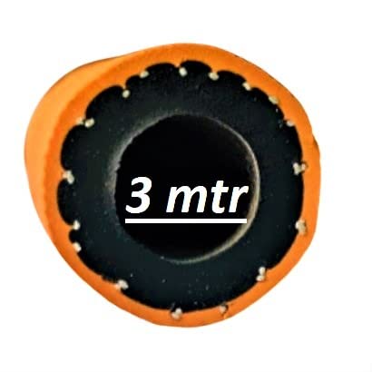 Handu Indane 3 Meter Gas Pipe with Clump ISI Certified Hose Pipe