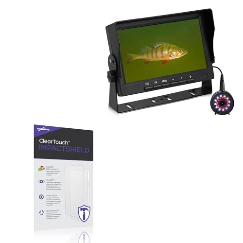 BoxWave Screen Protector Compatible With MOQCQGR Underwater Fishing Camera w/Bracket (7 in) - ClearTouch ImpactShield (2-Pack), Impenetrable Screen Protector Flexible Film