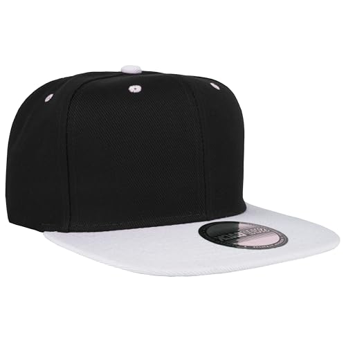 Image of Gelante Snapback Hats for Men - Flat Bill Brim Baseball Cap Hat - Plain Blank Adjustable