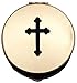 Pyx With Black Cross (PS161) - 1 1/2