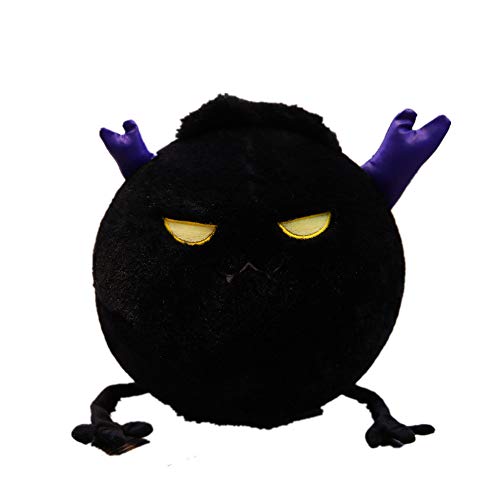 Losebye Plush Dolls-Yinyang Game Dolls, Dumpling Pillow Dolls Plush Toys Gifts for Children (Black,13.8inch)